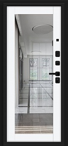    SBlack Black Shell/ White Silk